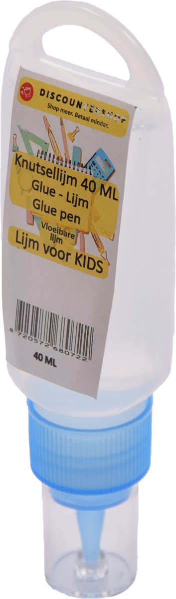 Discountershop® Knutsellijm 40ml lijm pen - Lijm - All purpose glue - Glue pen - Kinderlijm - Knutselen - Goedkope knutsellijm |Alleslijm
